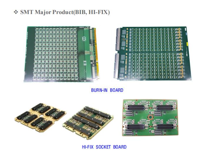 SMT Major Product ( BIB, HI-FIX ) 